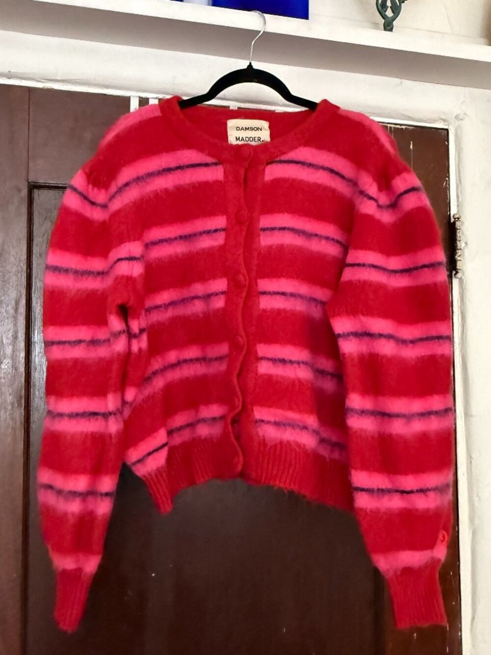 Damson Madder Cece Stripe Cardigan